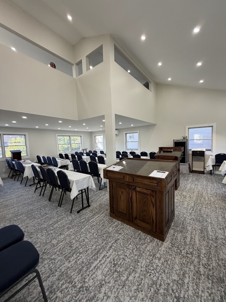 The shul interior